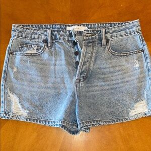 Light Blue Jean Shorts